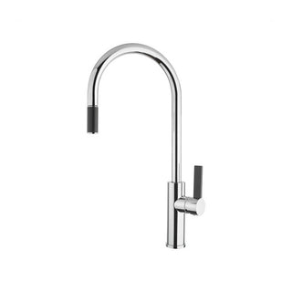 Armando Vicario Luz Gooseneck Pull-Out Mixer - Chrome - LUZ-1