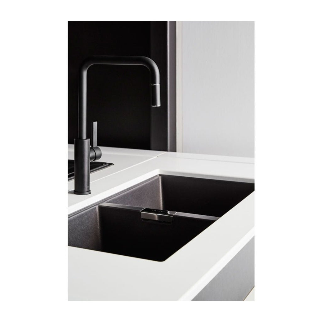 Armando Vicario Luz Sink Mixer with Pull-Out Spray - Black - LUZ-B