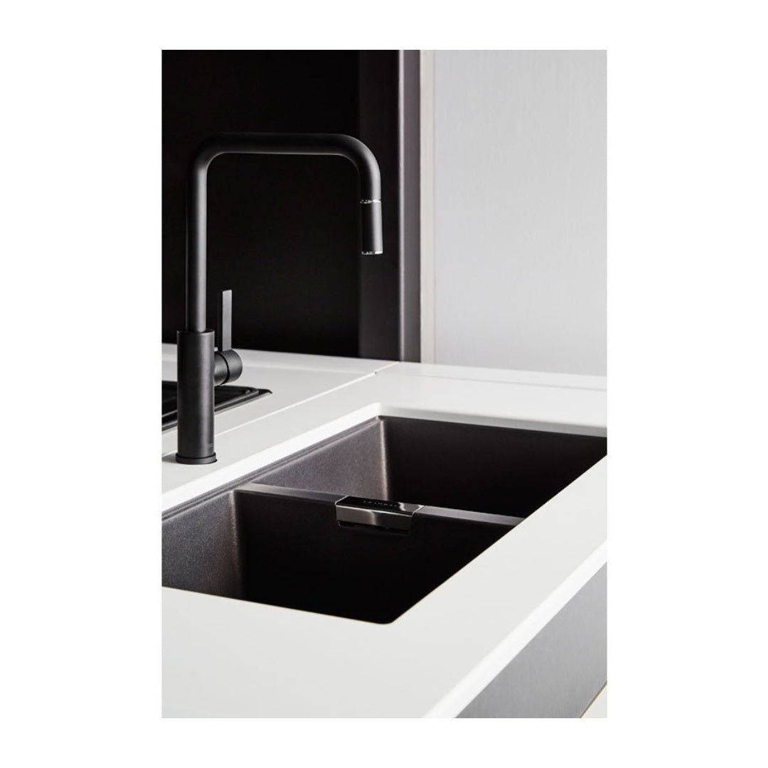 Armando Vicario Luz Sink Mixer with Pull-Out Spray - Black - LUZ-B