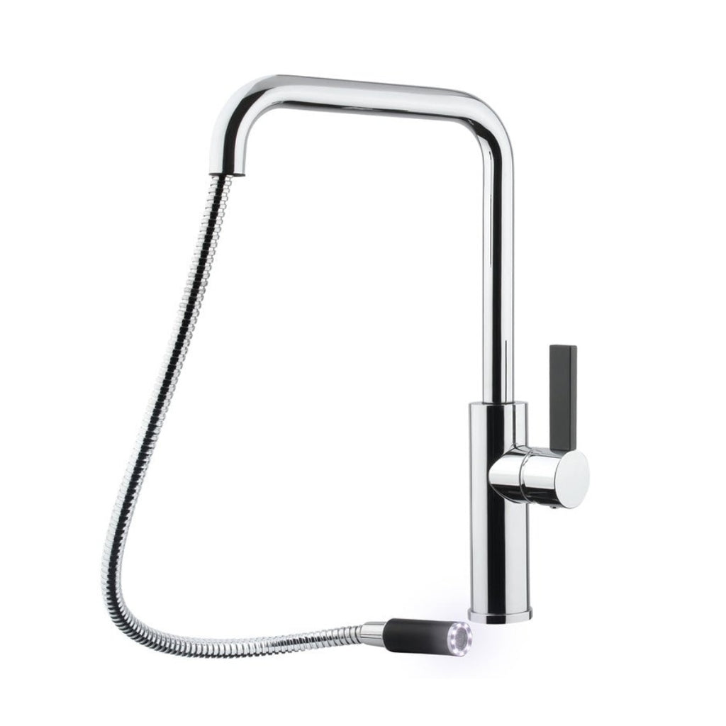 Armando Vicario Luz Sink Mixer with Pull-Out Spray - Black - LUZ-B