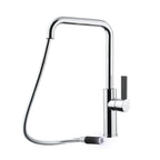 Armando Vicario Luz Sink Mixer with Pull-Out Spray - Black - LUZ-B