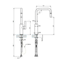 Armando Vicario Luz Sink Mixer with Pull-Out Spray - Chrome