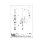 Armando Vicario Provincial Single Lever Kitchen Pull Out Mixer - Bronze - 400674BR