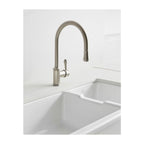 Armando Vicario Provincial Single Lever Kitchen Pull Out Mixer - Bronze - 400674BR