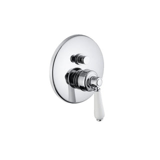 Armando Vicario Provincial Wall Mounted Diverter Mixer  - Chrome - 800008