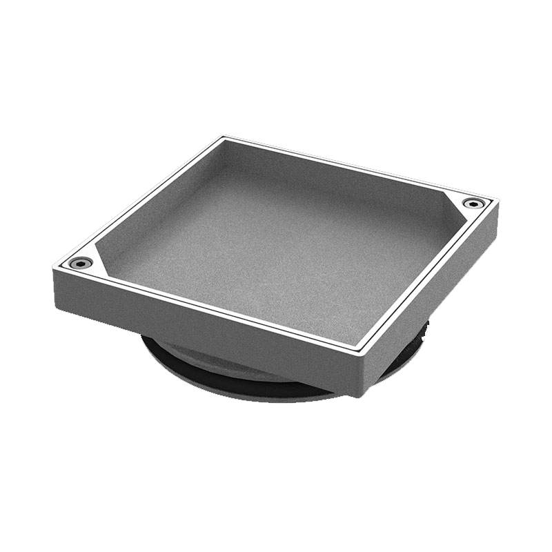 Art Bermuda Tile Inset Clear Out Square - Chrome 11601.01