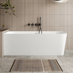 Cassa Design Ashton 1700mm Left Hand Corner Back To Wall Bath Includes Overflow - Gloss White - BT-AS1700LH