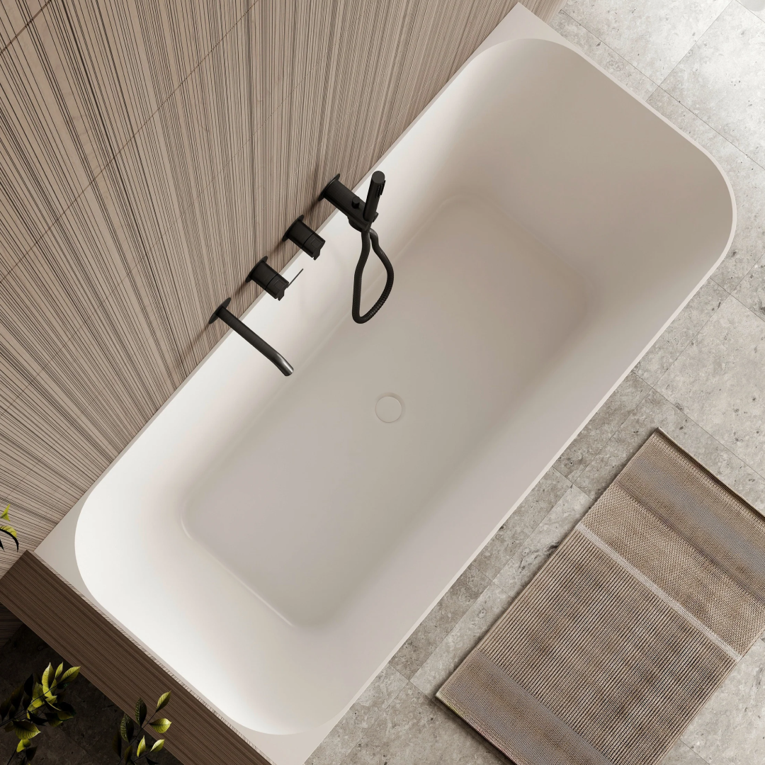 Cassa Design Ashton 1700mm Left Hand Corner Back To Wall Bath Includes Overflow - Gloss White - BT-AS1700LH