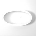 Pietra Bianca Autumn 1500mm Freestanding Bath - Black - PB4097-15-Black