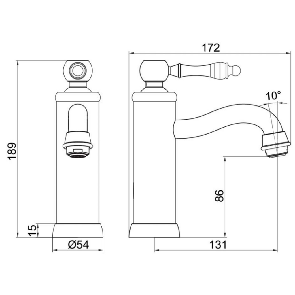 Villeroy & Boch Avia 2.0 Basin Mixer - Chrome - 4263561