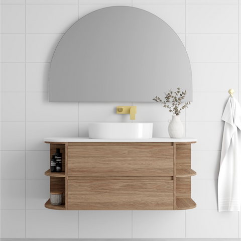 Marquis Avion 1200mm Wall Hung Vanity with Double Shelves