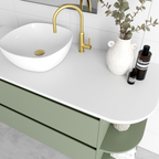 Marquis Avion 1200mm Wall Hung Vanity with Right Hand Shelf - Avion 4-RHD + Ottimo Basin