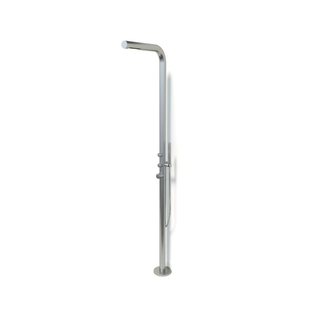 Rainware Avoca Hot & Cold Outdoor Freestanding Shower System - 316 Stainless Steel - Avoca-9016