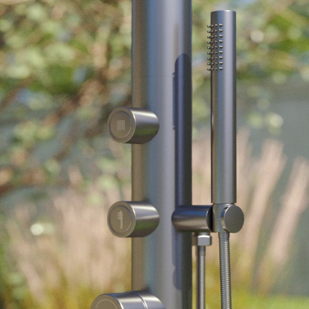 Rainware Avoca Hot & Cold Outdoor Freestanding Shower System - 316 Stainless Steel - Avoca-9016