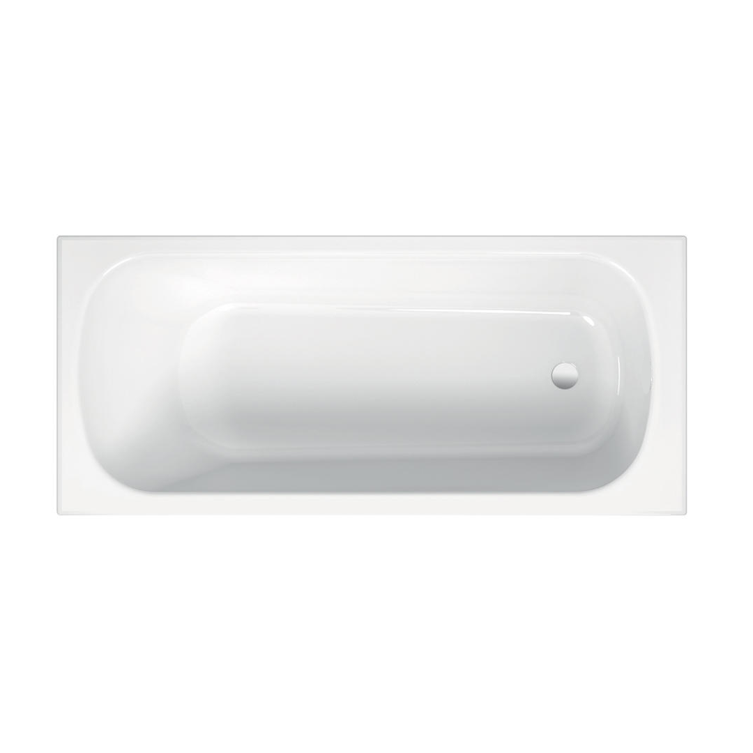 Bette BetteForm 1700 Glazed Titanium Steel Drop-In Bath - B2945B (No Box) - B2945B-Ex-Display
