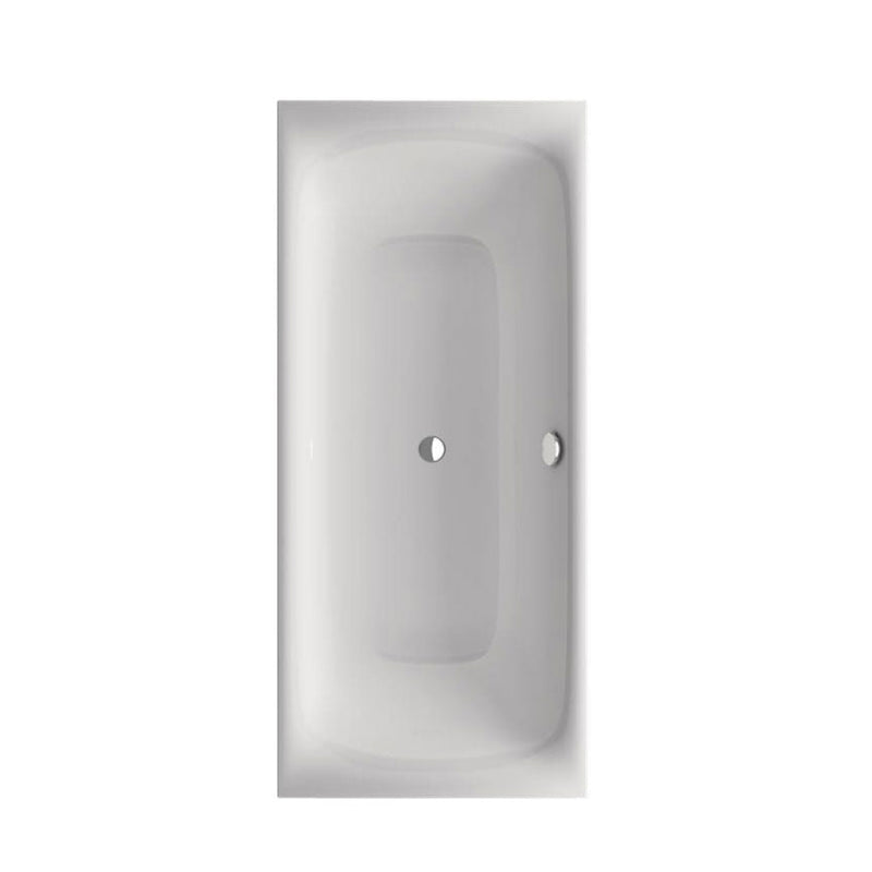 Bette Lux 1700mm Rectangular Steel/Enamell Bath With Overflow, Waste and Bath Filler - Gloss White