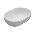 Globo T-Edge 500 Oval Above Counter Basin - Matte White B6O50BO