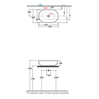 Globo T-Edge Oval Countertop Basin 540mm - Senape - B6O54SE