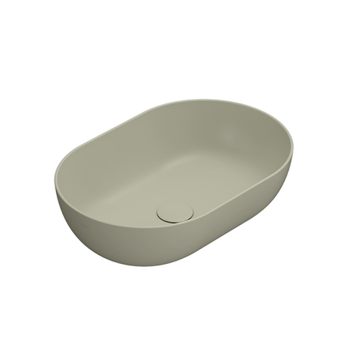 Globo T-Edge Oval Countertop Basin 540mm - Cachemire - B6O54CC