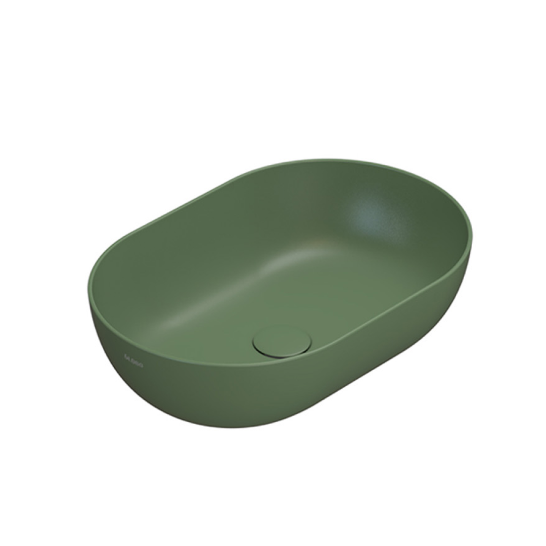 Globo T-Edge Oval Countertop Basin 540mm - Felce - B6O54FE