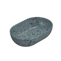 Globo T-Edge Oval Countertop Basin 540mm - Graniglia Turchese - B6O54GT