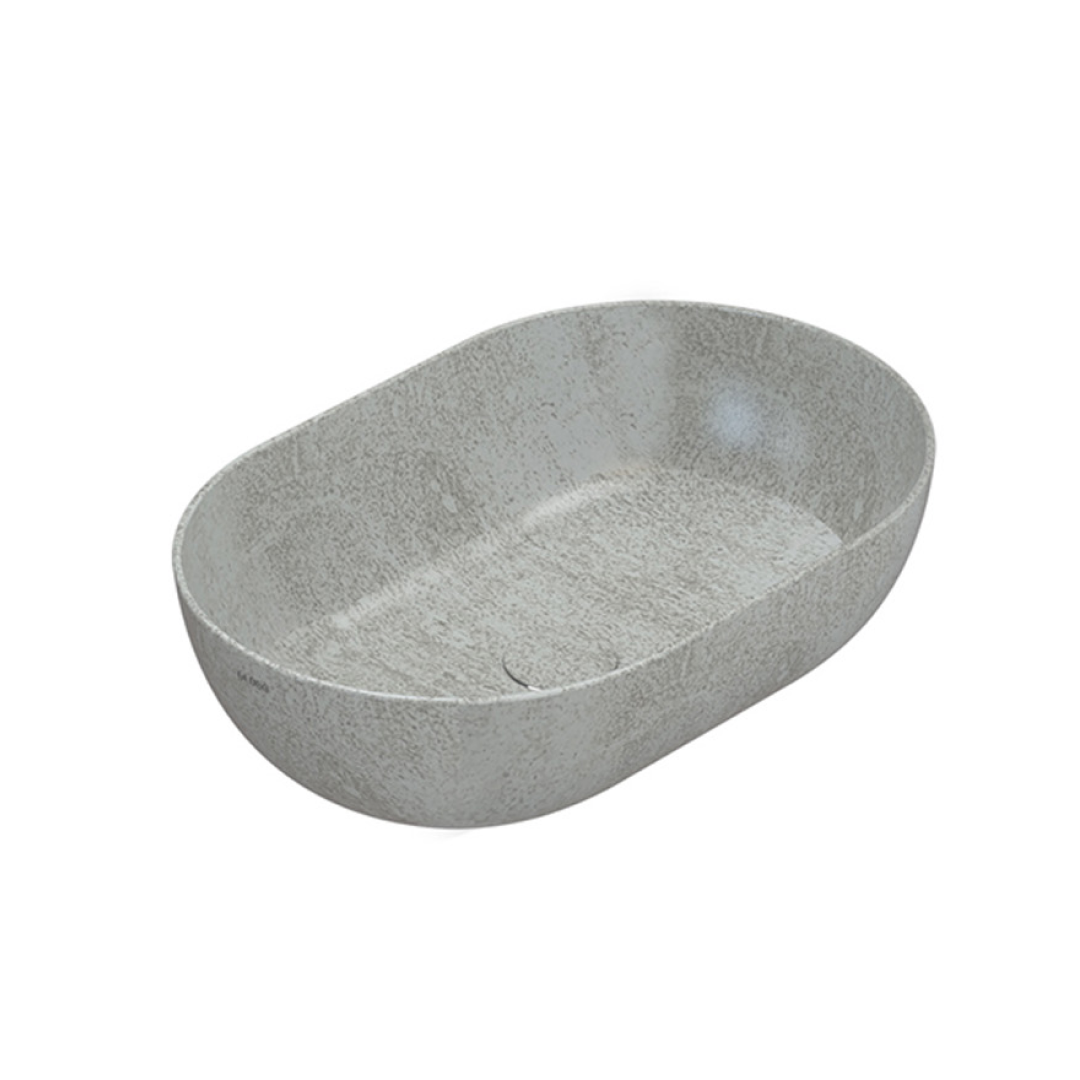 Globo T-Edge Oval Countertop Basin 540mm - Striato Beige - B6O54SB