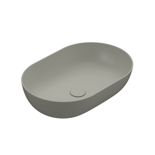 Globo T-Edge Oval Countertop Basin 600mm - Cachemire - B6O60CC