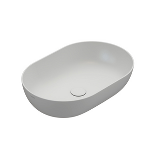Globo T-Edge Oval Countertop Basin 600mm - Ghiaccio - B6O60GH