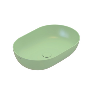 Globo T-Edge Oval Countertop Basin 600mm - Lime - B6O60LI