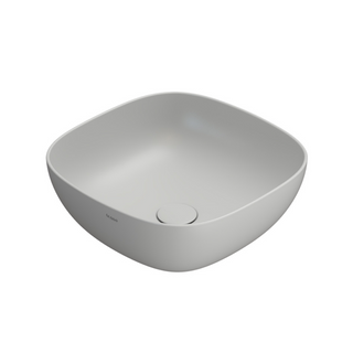 Globo T-Edge Soft Square Countertop Basin 420mm - Ghiaccio - B6Q43GH