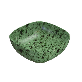 Globo T-Edge Soft Square Countertop Basin 420mm - Graniglia Verde - B6Q43GV