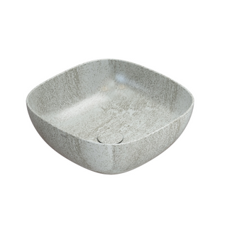 Globo T-Edge Soft Square Countertop Basin 420mm - Striato Beige - B6Q43SB