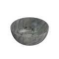 Globo T-Edge Round Countertop Basin 370mm - Arabescato Grigio - B6T37AG
