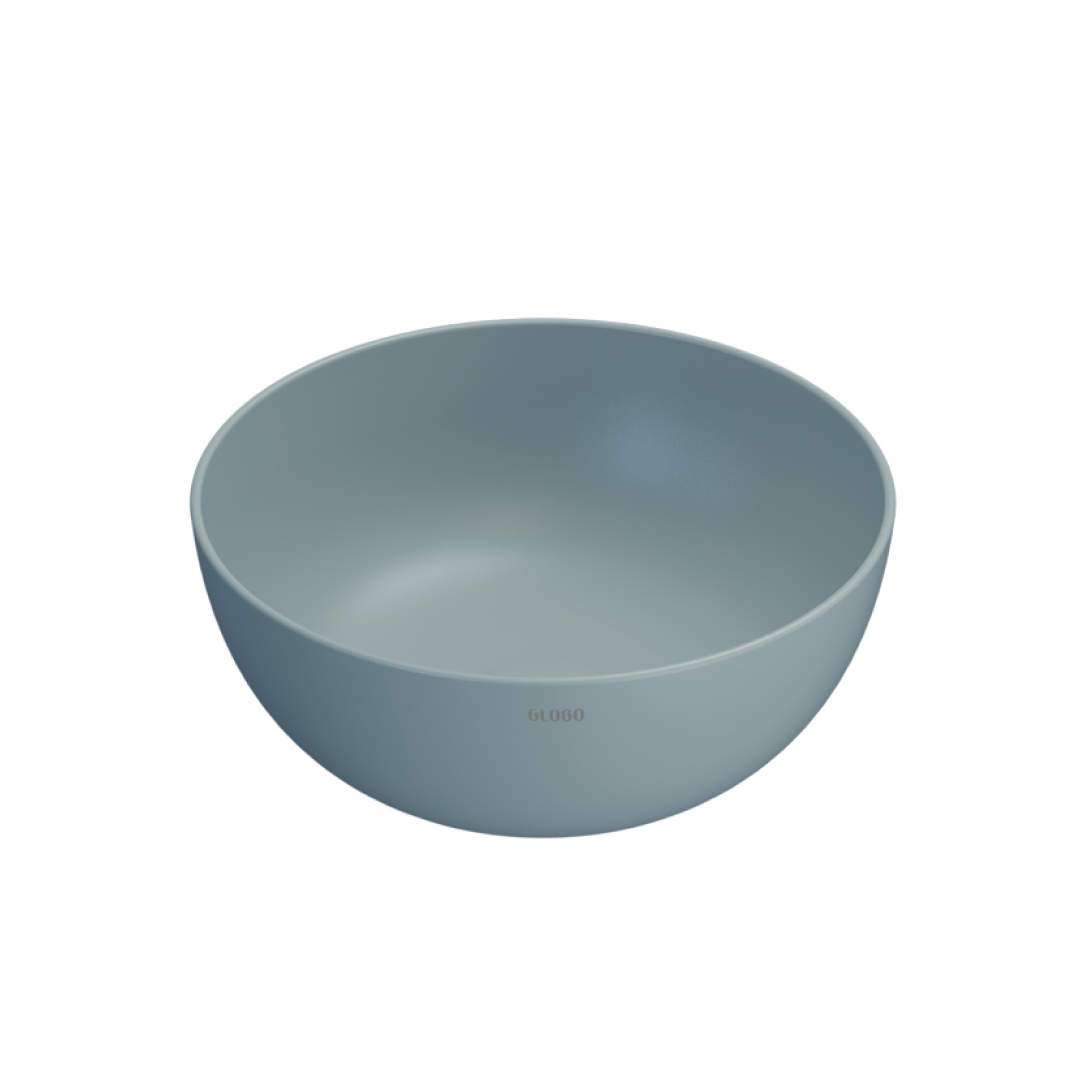 Globo T-Edge Round Countertop Basin 370mm - Bluette - B6T37BL
