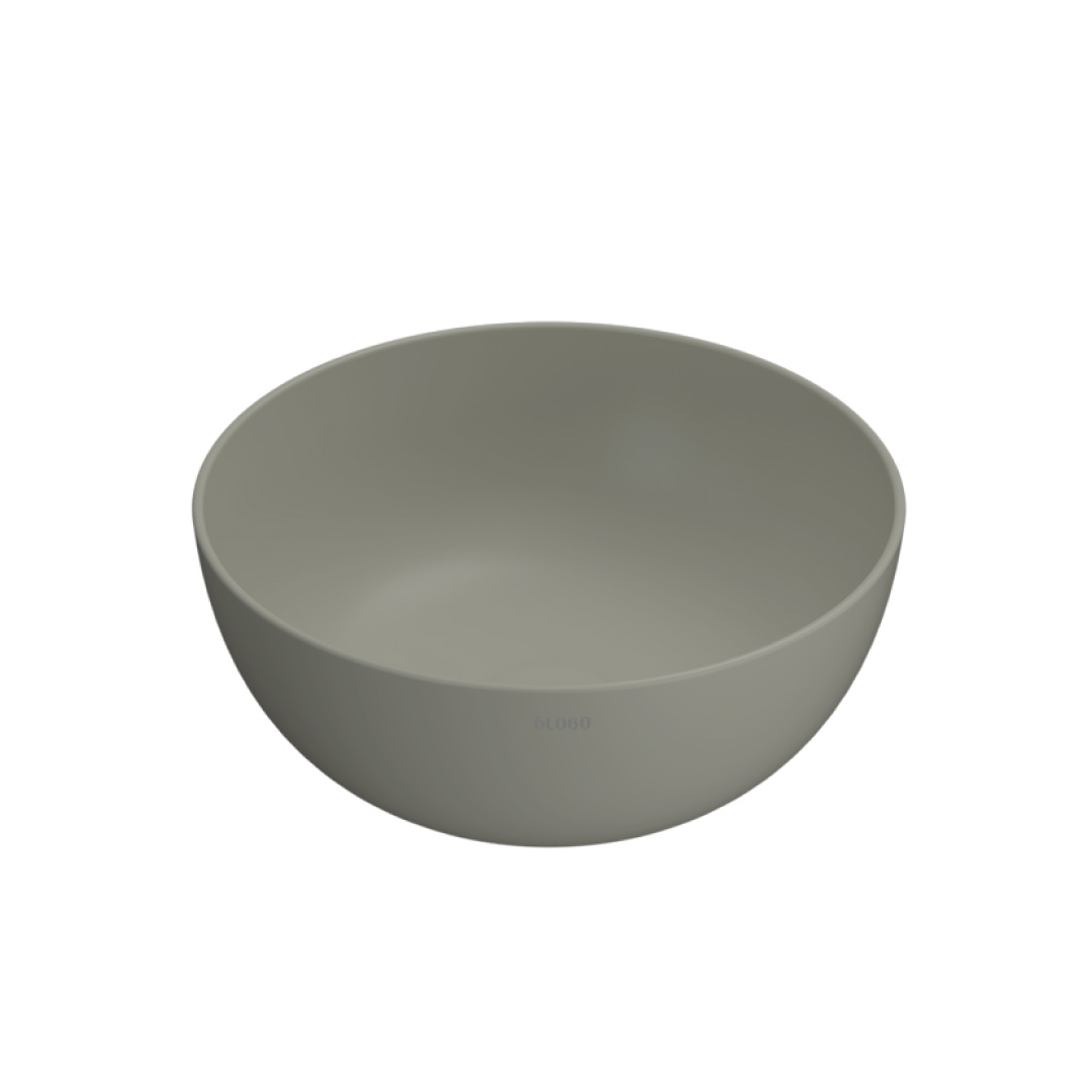 Globo T-Edge Round Countertop Basin 370mm - Cachemire - B6T37CC
