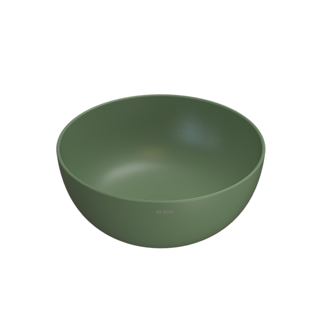 Globo T-Edge Round Countertop Basin 370mm - Felce - B6T37FE