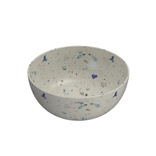 Globo T-Edge Round Countertop Basin 370mm - Graniglia Beige - B6T37GB