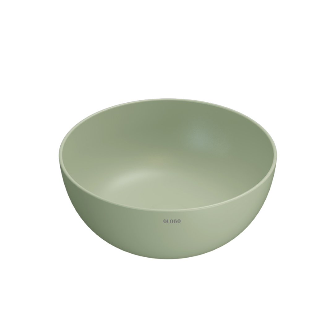 Globo T-Edge Round Countertop Basin 370mm - Lime - B6T37LI