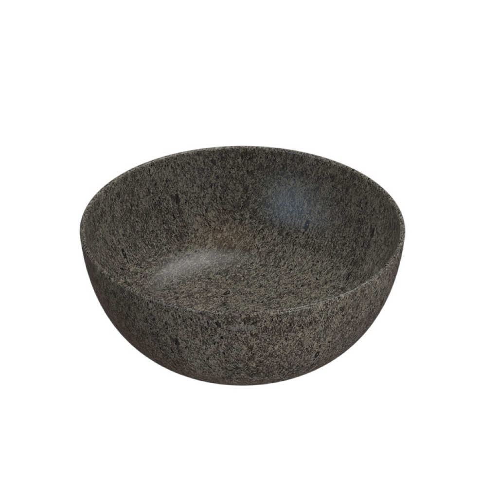 Globo T-Edge Round Countertop Basin 370mm - Pepperino Grigio - B6T37PG