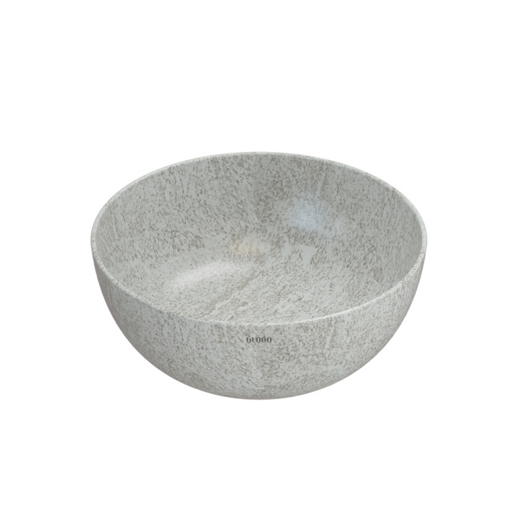 Globo T-Edge Round Countertop Basin 370mm - Striato Beige - B6T37SB