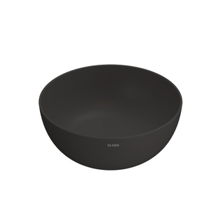 Globo T-Edge Round Countertop Basin 370mm - Smoke - B6T37SK