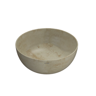 Globo T-Edge Round Countertop Basin 370mm - Travertino - B6T37TR