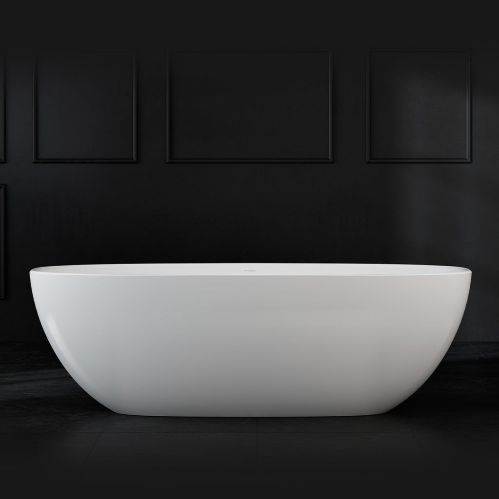 Victoria + Albert Barcelona 1700mm Freestanding Bath - Gloss White - BA2-N-SW-NO
