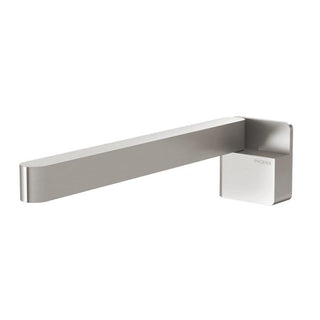 Phoenix Designer Swivel Bath Spout 230mm Squareline - Brushed Nickel - 121-0881-40