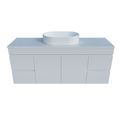 Timberline Bargo Wall Hung Vanity with SilkSurface Top & Basin 1500mm - BARV1500CSSAW