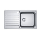 Franke BCX611LHD Bell Topmount Single Bowl Sink - Left Hand Drainer