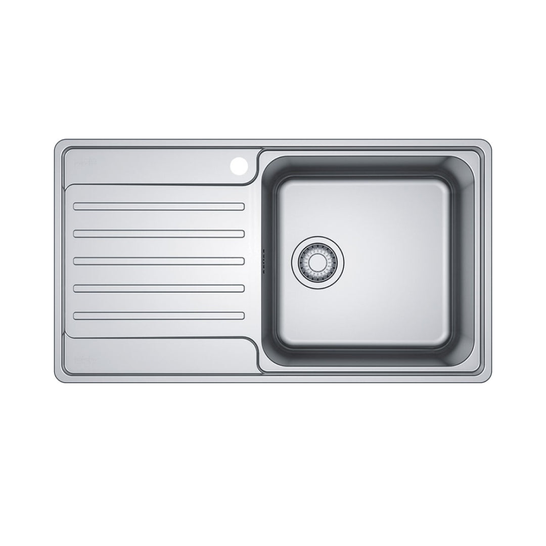 Franke BCX611LHD Bell Topmount Single Bowl Sink - Left Hand Drainer