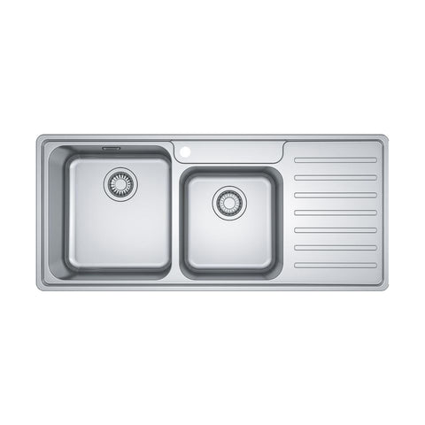 Franke BCX621RHD BELL Sink Double Bowl - Right Hand Drainer