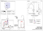 Zip HydroTap G5 Boiling, Ambient, Hot & Cold Celsius Plus All-In-One - Brushed Brass H5M785Z18AU — installation dimensions and clearances