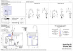 Zip HydroTap G5 Boiling, Hot & Ambient Celsius Arc Gunmetal H58786Z09AU — installation dimensions and clearances